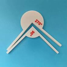 1 Set Of Math Teaching Aids - Angle Measurement Tools, Geometric Angle Display Instruments, Educational Learning Tools For Angle Recognition, Made Of Plastic, Ideal For Young Learners, Math Teaching Aids|Informative Display| Plastic Construction - Multicolor - View 3