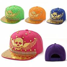 Men's New Fashionable Flat-Brimmed Hip-Hop Street Dance Punk  Baseball Hat - 第 2 節 - 查看 3