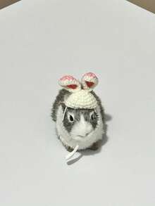 仓鼠草帽，仓鼠宠物小帽子，宠物仓鼠服装帽子，圣诞草帽可调节泰迪仓鼠头饰，泰迪仓鼠服装鹦鹉头饰，玄凤鹦鹉，豚鼠配饰