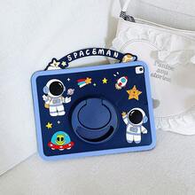 1 个宇航员笔架（不含笔）适用于 iPad 保护壳、iPad 7/8/9、iPad Air 5/4/3 第 9 代 10.2 英寸、iPad Pro 11 英寸、Galaxy Tab A9/A7 Lite、MatePad SE 11 英寸、Redmi Pad 8.7 英寸/11 英寸 - 藏蓝色 - 查看 1