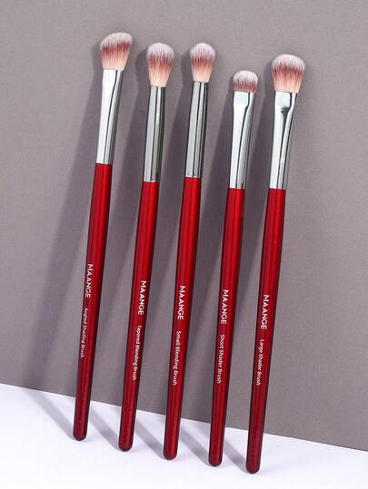 MAANGE 5/7/15pcs Soft Professional Makeup Brush Set Eye Shadow Brush Eyebrow Brush Mixed Brush Eyeliner Brush Detail Brush Portable Travel Cosmetic Brush For Daily Makeup On Face Beauty Blend Accessories Makeup Accessories Gifts For Friends