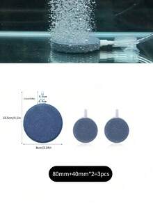 40 毫米气泡石水族箱泵气泡盘水族箱泵水氧气板