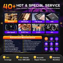 Autel MaxiCOM MK900TS MK900TS Wireless TPMS Diagnostic Scanner With Android 11 Support DoIP/CAN FD Protocols And 40+ Services Upgraded Of MK808TS - 黑紅色 - 查看 3