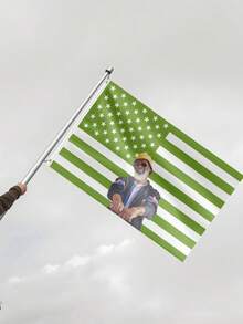 1 件多种尺寸定制户外旗帜，照片定制户外旗帜，7 月 4 日定制，DIY，双面旗帜，庭院装饰，户外装饰，家居装饰，适合所有季节，家庭礼物，个性化礼物，不含旗杆 - 彩色 - 查看 5