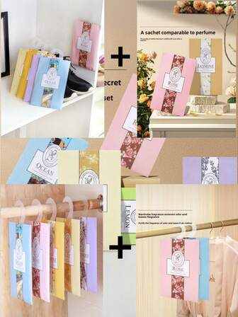 5/10 Stücke Lufterfrischer Beutel für das Schlafzimmer, langanhaltender Duft, können als Insektenabwehr- und Entfernungsbeutel aufgehängt werden, Kleiderschrank-Duftsäckchen mit Vanille-Duft, Aromatherapie-Beutel, feuchtigkeitsbeständige duftende Blätter, geeignet für Innenräume, Autos, Kleiderschränke usw., perfekte Geschenke für Freunde.