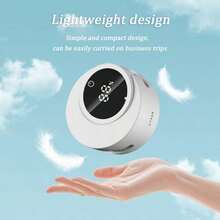 1 pieza Esterilizador de cepillo de dientes inteligente, Soporte de pared para cepillo de dientes, Dispositivo esterilizador de cepillo de dientes, Estante de almacenamiento de cepillo de dientes, Soporte de 2 ranuras para cepillo de dientes, Accesorio de baño, Decoración del hogar, Estante de secado de cepillo de dientes montado en la pared sin taladro