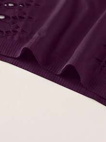 2 piezas: sujetador sin tirantes con botones cruzados para mujer, el más vendido, tallas M/L/XL. - Morado - Ver 5