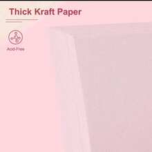 7x7 Inch/8x8 Inch/10x10 Inch DIY Scrapbook Album, 40 Pages/20 Sheets, Hard Cover Kraft Paper, Scrapbook Album, Wedding And Anniversary Family Memories - Pink - View 5