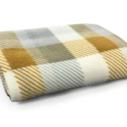 Checkered Polar Fleece Blanket