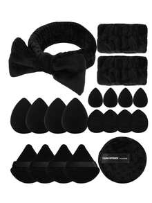 20 miếng bông mút trang điểm, bông tán kem nền, bông mút đánh kem nền, miếng tẩy trang, phụ kiện trang điểm, giá cả phải chăng, thích hợp làm quà Giáng sinh, mỹ phẩm, dụng cụ trang điểm, hàng giá rẻ, quà tặng, quà tặng cho nữ, quà Giáng sinh - Nhiều màu - Xem 13