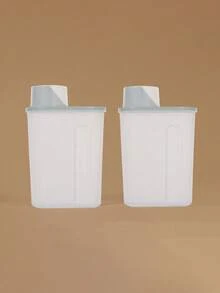 Dog Cat Food Pail Plastic Storage Tank With Measuring Cup Container Moisture-Proof Sealed Jar Pet Supplies Accessories Pet Food Storage Box (Large Capacity) - Multicolor - View 15