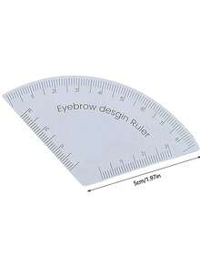 2pcs Eyebrow Drawing Tool For Tattoo Artists, Quick Eyebrow Design Makeup Eyebrow Drawing Auxiliary Tool Ruler, Microneedle Eyebrow Embroidery Mapping Tool, Shape Permanent Makeup Drawing Guide Ruler, Tattoo Supplies Reusable Suitable For Valentine's Day Gifts And Other Holiday Gifts - Multicolor - View 7