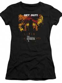 The Amityville Horror Get Out Juniors And Women Black Shirts - 黑色 - 查看 1