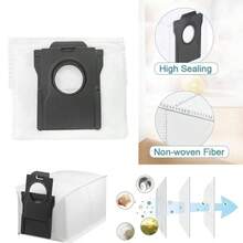 10 قطعة أكياس غبار متوافقة مع Dreame X40 Ultra، X40 Master، L10s Pro Ultra، L10s Plus، L30، L40، L20 Ultra، X30 Ultra، Mova E30 Ultra، لملحقات مكنسة X20+/X10+Plus