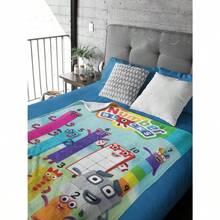 Numberblocks Fleece Blanket - Meet The Numberblocks Design - Bed Throw Super Soft Blanket - 100 X 150cm - Default - View 2