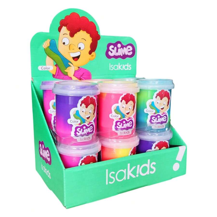 Slime Infantil Isakids Pote 152g Cores Vibrantes Masculino 152g - sortidos - Visão 1