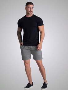 Mauricinho Men's Twill Denim Shorts Set, 3 Colored Bermuda Shorts, Premium Quality - 灰色/米色/黑色 - 查看 8