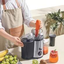 Centrífuga Alimentos Elétrica Juicer Suco Frutas - Preto - Visão 2