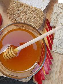 5PCS/2PCS/1PC- Honey Sticks, Wooden Honey Sticks, Jam And Honey Mixing Sticks, Kitchen Gadgets, Solid Wood Honey Mixing Sticks