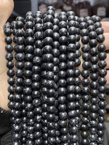 15 Inch 4/6/8/10/12mm Natural Stone Round Beads, Turquoise/White Turquoise/Blue Turquoise, Protective Energy/Prosperity/Chakra Healing Stones, For DIY Jewelry Making/Bracelets/Necklaces And Craft Accessories