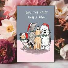 Unique Cartoon-Themed Christmas Greeting Card For Friends & Family - Ideal Holiday Gift