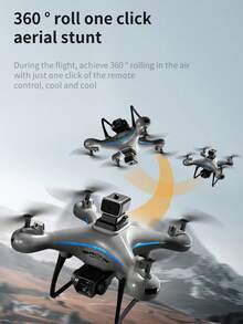 CASRRA The V88 Remote-Controlled Foldable Drone With Intelligent Dual Cameras Features Dual High-Definition 720P Cameras, Optical Flow Technology, One-Click /Landing, Stable Flight, 360° Rolling Of The Drone, A Gift Storage Bag For Beginners, Spare Accessories, A Drone For Beginners, Cheap Drone Toys, Cameras, Drones, Wonderful Birthday Gifts, And Festival Gifts