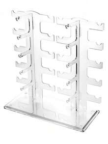 Giá để kính râm bằng nhựa trong suốt chất lượng cao, Giá để kính trưng bày, Có thể để nhiều cặp kính - Nhiều màu - Xem 12