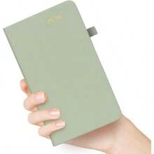 20252026 Pocket Weekly Planner For Purse Small Calendar Book 3.6 X 6 Academic Year Planner With Monthly Weekly View Hardcover Agenda With Bookmark Strap Undated Note Pages Ideal For Women Teachers And Professionals Sage Green Color Compact Daily Organizer For  Scheduling And Productivity - Cây xô thơm xanh - Xem 1