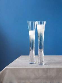 1pc Slender Waist Glass Cup, Transparent European Style Creative Champagne Flute, Luxury High Stem Juice Beverage Cup, Craft Beer Glass, Suitable For Home Gatherings, Graduation, Engagement, Wedding, Party, Holiday Champagne/Wine Glass