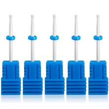 Bộ 5 hoặc 10 dụng cụ cắt gốm, mũi khoan móng, dụng cụ mài móng gel, dụng cụ loại bỏ lớp biểu bì, bộ giũa móng điện, phụ kiện - Nhiều màu - Xem 24