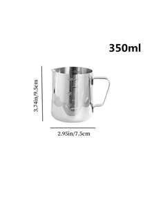 1 件不锈钢奶泡壶，厚款拿铁艺术牛奶蒸汽壶，咖啡店用品，带刻度的锥形喷嘴牛奶壶，专业奶泡杯，现代简约奶泡壶，耐用不锈钢牛奶壶，250ml/350ml/600ml/900ml，适合作为乔迁礼物，适用于咖啡馆、餐厅、花园、休闲酒吧、甜品店、家庭、办公室、拿铁艺术壶，打造完美的拿铁艺术和享受 - 彩色 - 查看 9