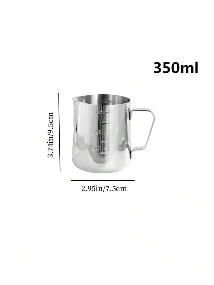 1 件不锈钢奶泡壶，厚款拿铁艺术牛奶蒸汽壶，咖啡店用品，带刻度的锥形喷嘴牛奶壶，专业奶泡杯，现代简约奶泡壶，耐用不锈钢牛奶壶，250ml/350ml/600ml/900ml，适合作为乔迁礼物，适用于咖啡馆、餐厅、花园、休闲酒吧、甜品店、家庭、办公室、拿铁艺术壶，打造完美的拿铁艺术和享受 - 彩色 - 查看 9