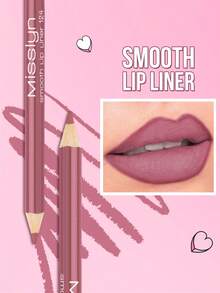 Misslyn Smooth Lip Liner Pencil, Long-Lasting Color, Intense & Durable Lip Color, Glides On Smoothly, Lip Liner - 124 - View 4