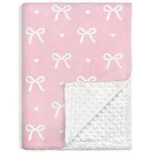 Baby Blankets Soft Plush Mink Fabric For Boys And Girls, Receiving Blankets With Dotted Fleece Backing For Newborn,Toddler,Shower Gifts 30 X 40 Inch(76x101cm) - Multicolor - View 24