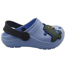 Children's Slippers For Boys And Girls With 3D Capybara Designs - Dinosaurio azul claro - Ver 3