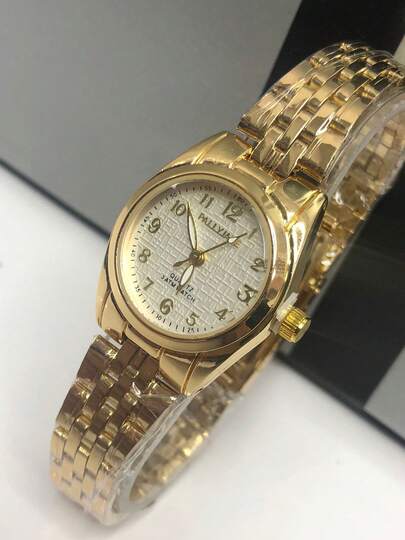 Relógio Feminino A Prova D'água Dourado Rose