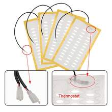 3-Layer Car Seat Heating Car Seat Heat Insulation Pad 4Pcs 12V DC Winter Seat
