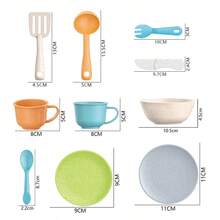 儿童玩具厨房水槽沥水篮，碗碟、餐具沥水的假装玩具，逼真的厨房配件，适合 3 岁以上男孩和女孩的生日礼物（颜色随机）