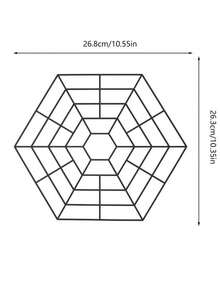20 piezas Redes protectoras de peces resistentes a los rayos UV - Cubiertas de malla flotante con diseño de rejilla de diamante, evita que las aves atrapen a los peces, plástico negro, 26.8cm X 26.3cm Ligero y duradero para estanques de jardín Juego de 20 piezas de red protectora de peces de 6 esquinas, red protectora de peces de estanque, protector de estanque