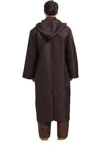 Disfraz de Anakin para adultos, túnica con capucha y bata, atuendo de Halloween para cosplay - Café - Ver 2