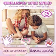 1 Pcs Random Styles Fast Push Bubble Game With Screen - Enhances Hand-Eye Coordination, Logic & Memory Skills For Youngsters & Adults - 6 Modes Sensory Toy, Ideal Gift For Halloween, Christmas & Birthdays - 1 Pcs Random Styles - 查看 5