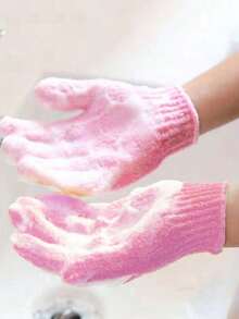 Doppelseitige Peeling-Duschhandschuhe, Körper-Schrubhandschuhe, Peeling-Duschhandschuhe, Körper-Peeling-Handschuhe, Peeling-Körperreinigungswerkzeuge, Peeling-Duschhandschuhe, Fingerspitzen-Duschhandtuch-Handschuhe, Doppelseitige Peeling-Handschuhe für Spa, Massage und Körperpeeling, Körperpflege-Zubehör, Badetuch, Badehandschuh, Fünffinger-Badehandschuh, Schrubber, Doppelseitige Massagehandschuhe