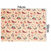 Christmas Themed Wrapping Paper Set, Vintage Style Multi-Pattern Gift Wrapping Paper, Holiday Gift Decoration Packaging Materials - Multicolor - View 9