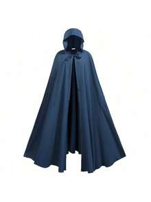 Costume & Cosplay Clothing Medieval Retro Knight Cloak Cosplay Halloween Role Play Stage Performance Costumes - Cape Blue - View 2