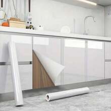 1 Roll Of Marble Wall Stickers Glossy Vinyl Stickers That Are Peeled Off And Pasted PVC Kitchen Stickers Suitable For Home Decoration Living Room Bedroom Renovation Decoration Wall Paper Waterproof And Oil-Proof Wallpaper - Multicolor - View 10