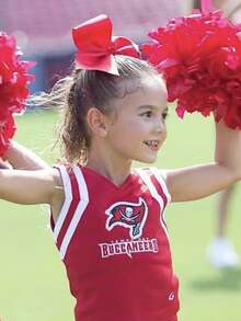 6pcs/20pcs Large Cheer Bow Scrunchies, Grosgrain Ribbon Cheer Bows Elastic Hair Ties Suitable For Students, College Students, Teenagers, Advanced Cheerleaders - Multicolor - View 5