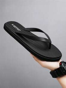 Men's Comfortable, Lightweight, Personalized Slippers, Beach Flip Flops, Non-Slip Sandals, Summer