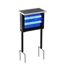 HAVIRORO Powerful Large Solar Bug Zapper Outdoor For 2000Sq.Ft, Poartable Rechargeable Mosquito Zapper With High Powered, Cordless Solar Fly Zapper For Patio Garden Backyard RV Camping Pond Pest Control - Black - View 9