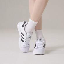 Adidas Originals 2026新款男女通用经典白色贝壳头休闲运动鞋，低帮Superstar II运动鞋 IH8659 - 白色 - 查看 4