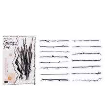 30 peças de materiais vintage para scrapbooking, padrões criativos de traços, série de estúdio de costura, adequados para presentes, escritório, casa, marcação, etiquetas, salas de aula, brinquedos de entretenimento, diários de estudantes, adesivos de decoração retrô